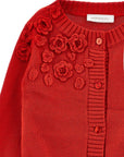 Cardigan per bambina Monnalisa con fiori - Ninna Nanna