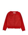 Cardigan per bambina Monnalisa con fiori - Ninna Nanna