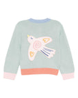 Cardigan per neonata Stella McCartney Kids con uccelli - Ninna Nanna