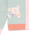 Cardigan per neonata Stella McCartney Kids con uccelli - Ninna Nanna
