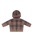 Cardigan per neonato Burberry Kids con cappuccio - Ninna Nanna