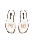 Ciabatte per bambina Dolce & Gabbana Kids in pelle - Ninna Nanna