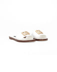 Ciabatte per bambina Dolce & Gabbana Kids in pelle - Ninna Nanna