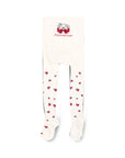 Collant per neonata Monnalisa con cuori - Ninna Nanna