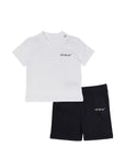 Completo per neonato Off White Kids con logo - Ninna Nanna