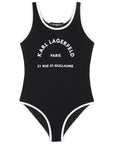 Costume per bambina Karl Lagerfeld Kids intero - Ninna Nanna
