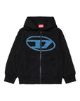 Felpa per bambino Diesel Kids con zip - Ninna Nanna