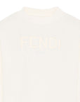 Felpa unisex Fendi Kids con logo - Ninna Nanna