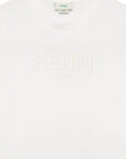 Fendi Kids t-shirt con ricamo - Ninna Nanna