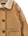 Giacca per bambina Ermanno Scervino Kids scamosciata - Ninna Nanna