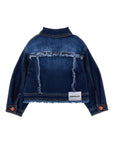 Giacca per bambina Monnalisa di jeans - Ninna Nanna