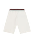 Gucci Kids bermuda con ricamo - Ninna Nanna