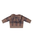 Cardigan per neonato Burberry Kids con cappuccio 8121171 B9368 BURBERRY KIDS