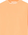 T-shirt per bambino Palm Angels Kids con logo PBAA002S26JER001 030 PALM ANGELS KIDS