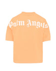 T-shirt per bambino Palm Angels Kids con logo PBAA002S26JER001 030 PALM ANGELS KIDS