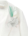 Blazer per bambina Monnalisa con fiore 71G1037303 0001 MONNALISA