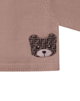 Maglioncino per neonato Fendi Kids con orsetto BUG211AVVZ F0QU5 FENDI KIDS