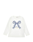T-shirt per bambina Monnalisa fiocco 11H6218201 0156 MONNALISA