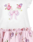 Abito per bambina Monnalisa floreale 11G922NP7621 0090 MONNALISA