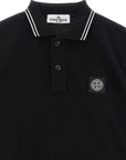 Polo per bambino Stone Island Junior con logo L1S162200002S0018 V0029 STONE ISLAND JUNIOR