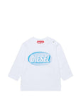 T-shirt per neonato Diesel Kids con logo K0085700YI9 K100 DIESEL KIDS