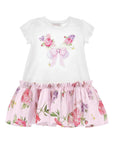 Abito per bambina Monnalisa floreale 11G922NP7621 0090 MONNALISA