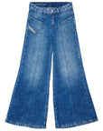 Jeans per bambina Diesel Kids a zampa - Ninna Nanna