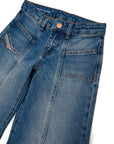 Jeans per bambina Diesel Kids svasati - Ninna Nanna