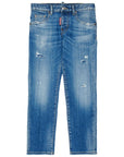 Jeans per bambino Dsquared2 Kids con strappi - Ninna Nanna