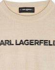 Karl Lagerfeld Kids maglione con logo - Ninna Nanna