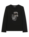 Karl Lagerfeld Kids t-shirt con strass - Ninna Nanna