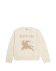 Maglione per bambina Burberry Kids con logo - Ninna Nanna