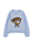 Maglione per bambina Monnalisa con intarsio - Ninna Nanna