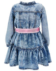 Monnalisa abito Chambray - Ninna Nanna
