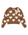 Monnalisa maglione a cuori - Ninna Nanna