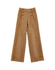 Pantaloni per bambina Ermanno Scervino Kids in velluto - Ninna Nanna