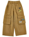 Pantaloni per bambina Monnalisa cargo - Ninna Nanna