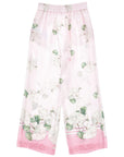 Pantaloni per bambina Monnalisa floreale - Ninna Nanna
