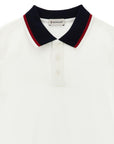 Polo per bambino Moncler Enfant tricolore - Ninna Nanna