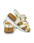 Sandali per bambina Monnalisa con limoni - Ninna Nanna