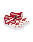 Scarpine per neonata Monnalisa con stampa - Ninna Nanna