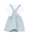 Set salopette per neonata Moschino Kids con t-shirt - Ninna Nanna