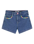 Shorts per bambina Billieblush in jeans - Ninna Nanna