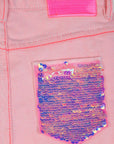 Shorts per bambina Billieblush in jeans - Ninna Nanna