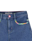 Shorts per bambina Billieblush in jeans - Ninna Nanna
