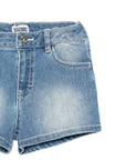 Shorts per bambina Moschino Kids in jeans - Ninna Nanna