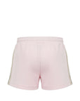 Shorts per bambina Palm Angels Kids con bande - Ninna Nanna
