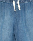 Shorts per bambino Palm Angels Kids in denim - Ninna Nanna
