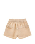 Shorts per neonata Monnalisa in velluto - Ninna Nanna