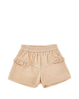 Shorts per neonata Monnalisa in velluto - Ninna Nanna